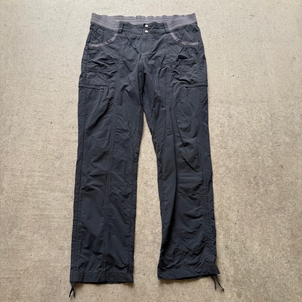 Women's Kuhl Dark Gray Lightweight Active Outdoor Casual Hiking Pants Sz 14